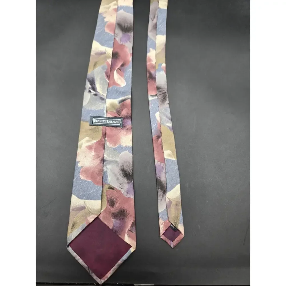 Kenneth Roberts Floral Men's Neck Tie - 56